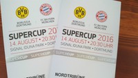 2 Tickets Supercup 2016 BVB vs FCB (Stehplatz Gäste)