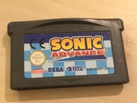 NINTENDO GAME BOY ADVANCE GBA SP GAME CARTRIDGE SONIC ADVANCE (1 I 1ST ORIGINAL)