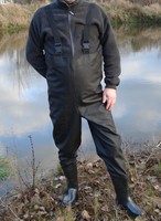 Wathose Wathosen Anglerhose Watthose Teichhose GR.39-48 PVC/Nylon Schwarz