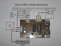 2fach Steuerung für Viessmann Block- / Gleissperrsignal mit Zugbeeinflußung