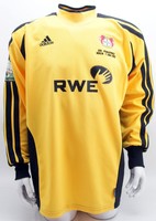 Bayer 04 Leverkusen Spielertrikot Shirt match worn #1 Butt DFB Pokalfinale 2002