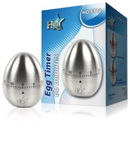 Eieruhr aus Edelstahl / Silber / 60 Minuten Zeitbereicht / HQ-ET12