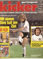 Kicker 1981/34: Vorschau Österreich-Länderspiel, Poster 1. FC Kaiserslautern