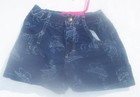 Boys Osh Kosh B'Gosh Blue Lightweight Denim Shorts 4T with White Ships Cotton