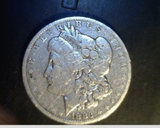 1883-0 Us Morgan Dollar, Circ Medium/High Grade. .7734 oz Slv (Us-5640)
