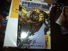 Wondercon 2013 Transformers Exclusive Bumble Bee Signed 5X Metzen Barber +3