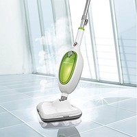 02014 cleanmaxx Dampfbesen Kompakt 1300 Watt weiß / lindgrün