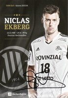 Niclas Ekberg   THW Kiel 2015/2016 Handball  Autogrammkarte signiert - 264387