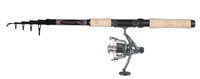  Sänger Startec Set TX-3 Barsch 2,10m Teleskoprute mit Rolle Angelset Einsteige