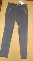   Reithose Kniebesatz Horka, grau, 38, neu