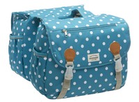 Doppeltasche NEW LOOXS Polka Joli Double Blau 34 Liter Fahrrad Packtasche