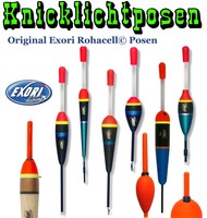 EXORI Knicklichtposen Knicklichtpose Knicklicht Pose Aal Friedfisch Raubfisch