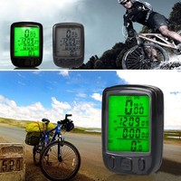 LCD Funk Fahrrad Fahrradcomputer Fahrradtacho Tachometer Kilometerzähler  ZN