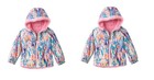GIRLS TODDLER ZeroXposur Abstract Pattern Berber Fleece Jacket , NEW WITH TAGS 