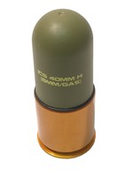 Airsoft Magazin Originale ICS Gas Granate M203 Shell 70 Runden Softair 1x Shell 