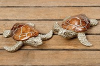 Schildkröte Bijan 2er-Set (261750) 11 cm Gartenfigur Gartendeko Dekofigur