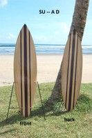 SU180 AD / Deko Surfboard 180cm beidseitig lackiert surfen Surfbrett Surfbretter