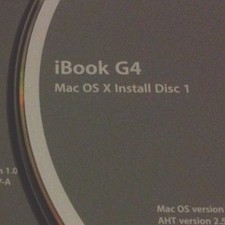 Tiger 10.4.2 for iBook G4 as per description