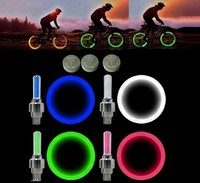 Ventilkappen LED Speichenlicht Fahrräder Bike Autos Fahrrad Ventil Wheel Licht