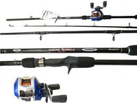 Balzer Magna Jerkbait Set mit Abu Baitcast Multi Linkshand