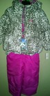 ZeroXposur Jacket & Bib Snow Pants Winter Set Toddler Girls Multicolored 2t 