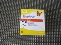 1 x 50 FreeStyle Lite Blutzucker Teststreifen  NEU/ OVP