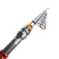 Tele Spinnrute Forellenrute Angelrute Telerute 3,6 m Carbon fiber 10 Abschnitten