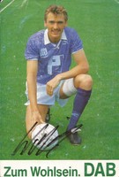 Claus-Dieter Wollitz. VfL Osnabrück. 1989/90. Original signierte Autogrammkarte.