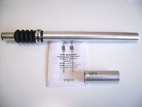 Sattelstütze gefedert  Ø 27,2mm  mit  Adapter  28,8 mm  - Gesamtlänge 370mm  NEU