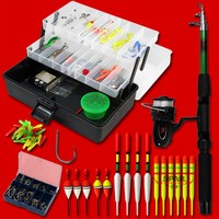 256 Teile Angelset Angelkoffer Angelausrüstung Angelbox Angel Zubehör Angeln