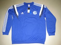 Training Sweatshirt FC Schalke 04 14/15 Gr L XL XXL Orig adidas neu