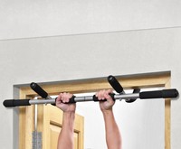 [pro.tec] Klimmzugstange Multigriff 80cm Türreck Reckstange Türrahmen rutschfest