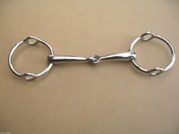 Aufziehtrense gebrochen Edelstahl 14,5 cm 458