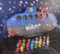 Lidl Stikeez! "Die Stikeez aus den Tiefen des Ozeans" Alle 24 Figuren + U-Boot!!