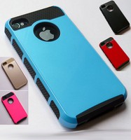 Apple iPhone 4 / 4S / 5 5S Schutz Hülle TPU Silikon Case Handy Cover Schale Hard