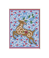 Reindeer Swirls~Pony Bead Banner Pattern Only