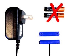 Aaa Battery Eliminator Power Adapter 3Volt Replace 2 Aaa batts w/Ac wall current