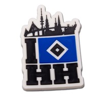 HSV Hamburger SV - 3D Magnet I Love HH - Kühlschrankmagnet
