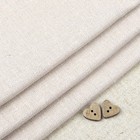 Robert Kaufman Washer, Pale Beige Linen blend fabric / quilting natural blinds