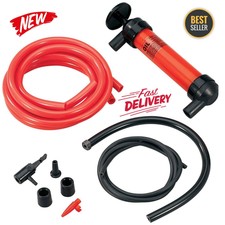 Multi Use Siphon Fuel Gas Oil Water Liquid Transfer Pump Kit New Best Price