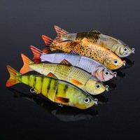 12cm Mehrteilige Wobbler Kunstköder Geteilter schwimmender Lure Bait NEU