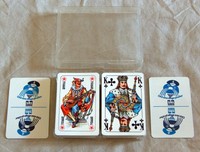 DDR WERBE KARTENSPIEL " SKL MOTOREN - OLD SEA DOGS PREFER " REKLAME ROMME SPIEL