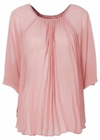 wunderschöne Bluse mit Fledermausärmeln   Gr 36   in altrosa  - 7537