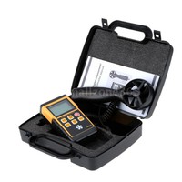 Neu Digital Anemometer Windmesser Windgeschwindigkeit Wind Temperatur Meter Y0L2