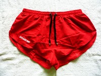 Laufshorts, Fitness-Shorts, rot, Gr. M - NEU