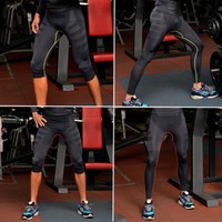 Herren Tights Kompression Hose Laufhose Trainingshose Sport Leggings Unterwäsche