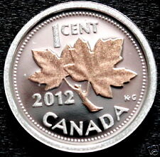 Canada 2012 ~Rare~ Pure .9999 Silver & 24K Rose Gold Penny