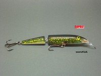 Rapala Wobbler Jointed Floating 13cm J-13 - PK Pike - neu