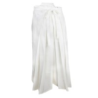 Hakama, weiß, verschiedene Größen, Aikido-Iaido-Kendo, NEU
