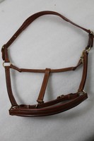 NEU! Cama hochwertig gepolstert Lederhalfter für Vollblut - Braun, Größe: COB/M